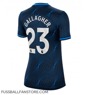 Chelsea Conor Gallagher #23 Replik Auswärtstrikot Damen 2023-24 Kurzarm